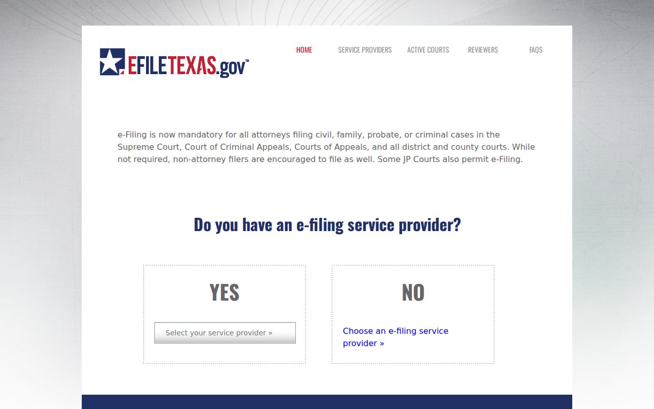 Texas e-filing channel after a Dimmit County arrest becomes a court case